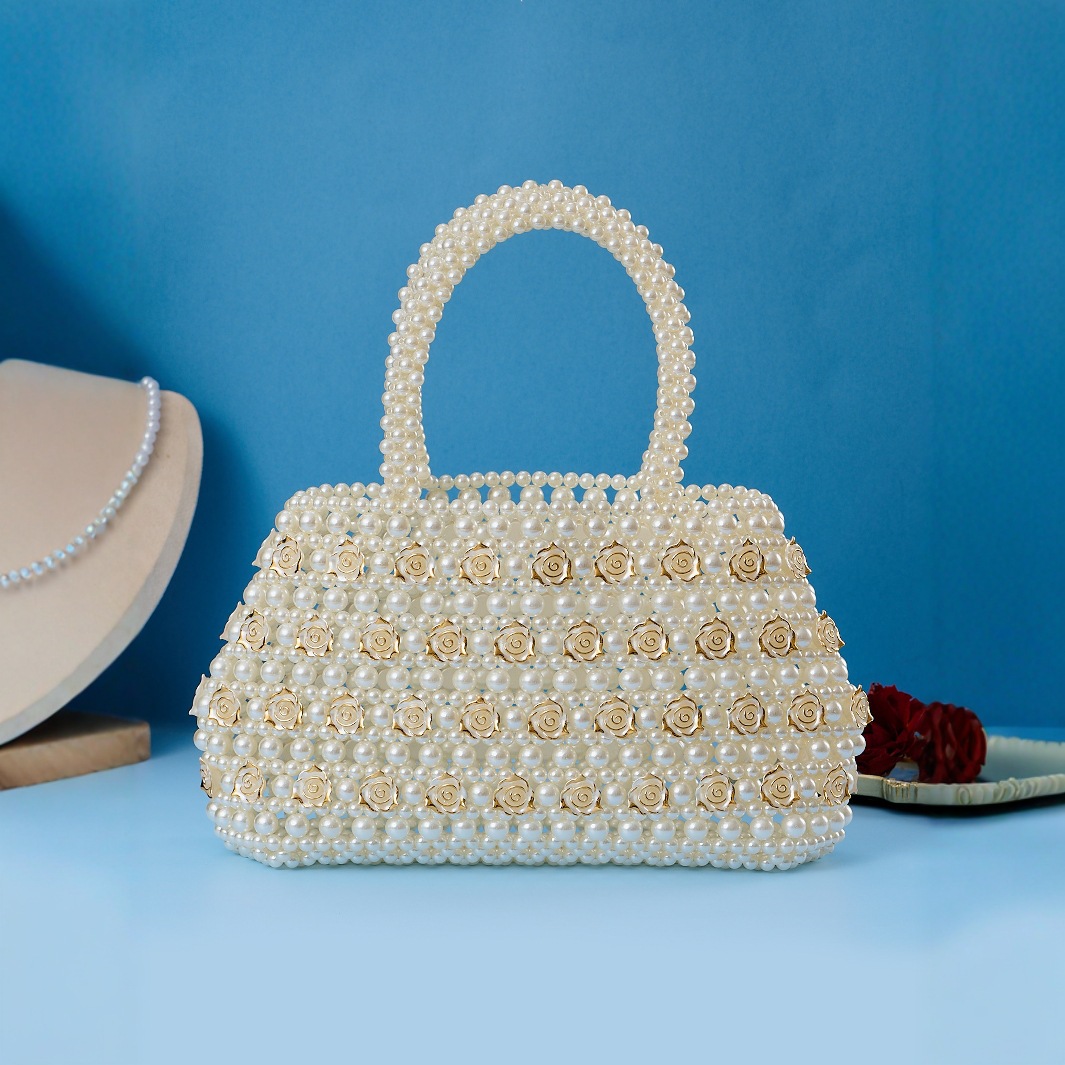 Luxury Bags Classy - Сумка ручной работы с бисером, полностью