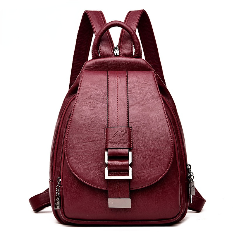 Genuine Leather Backpack - Дизайнерские рюкзаки, женские кожаные рюкзаки, женская