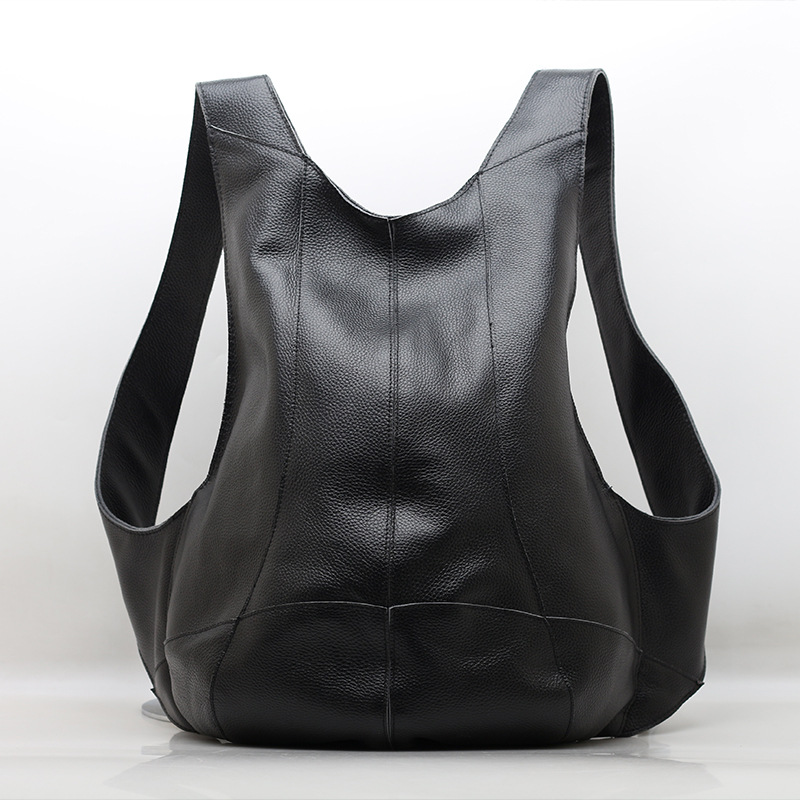 Genuine Leather Backpack - Рюкзак мужской из натуральной кожи, Классический