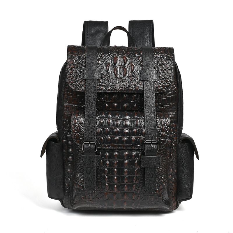 Genuine Leather Backpack - Новый модный мужской рюкзак из натуральной