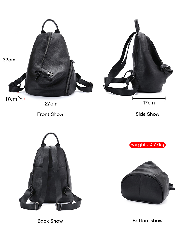 Zency женский противоугонный р – обзор и цена Genuine Leather Backpack