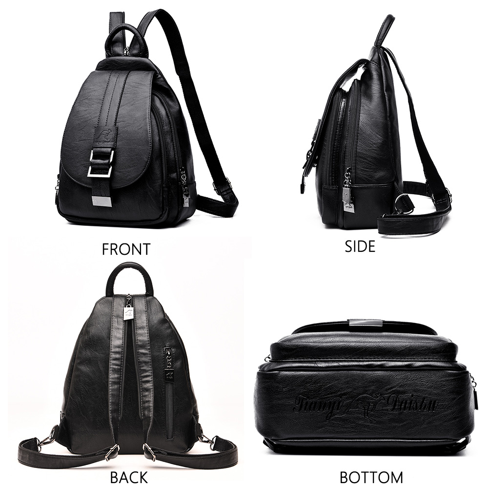 Дизайнерские рюкзаки, женские  – обзор и цена Genuine Leather Backpack