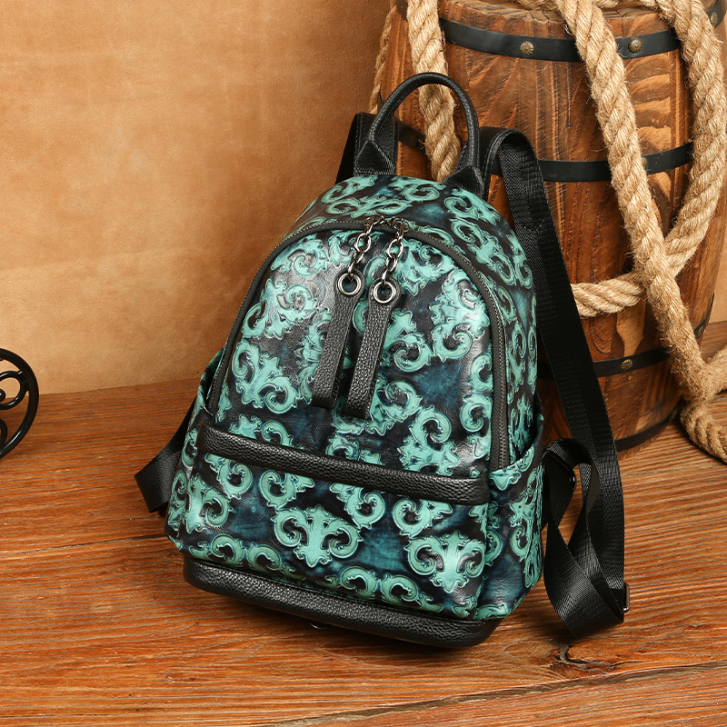 Рюкзак Johnature из натурально – обзор и цена Genuine Leather Backpack