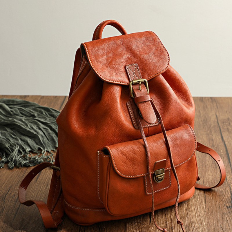 Рюкзак Johnature из натурально – обзор и цена Genuine Leather Backpack